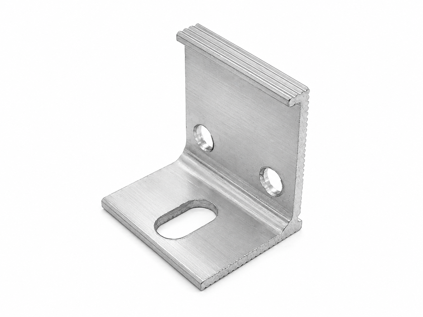 L-Shaped Aluminum Extrusion Bracket for Solar Panel Mounting